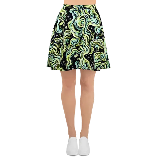 Celestial Slither on a Skater Skirt