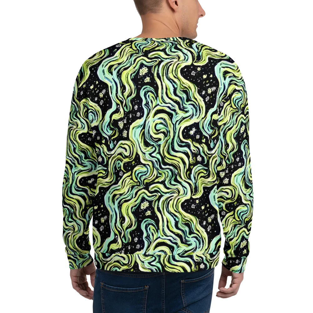 Celestial Slither on Sweatshirt — Back