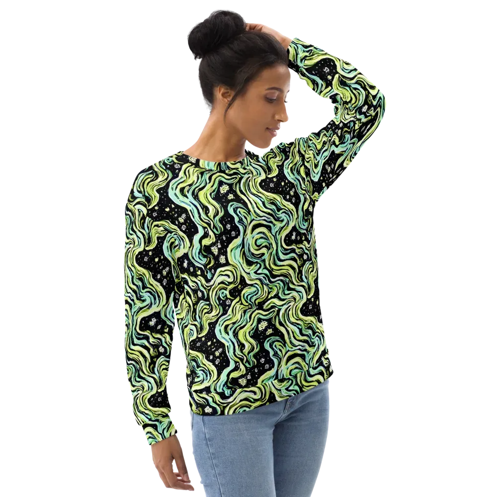 Celestial Slither on Sweatshirt — Right Front
