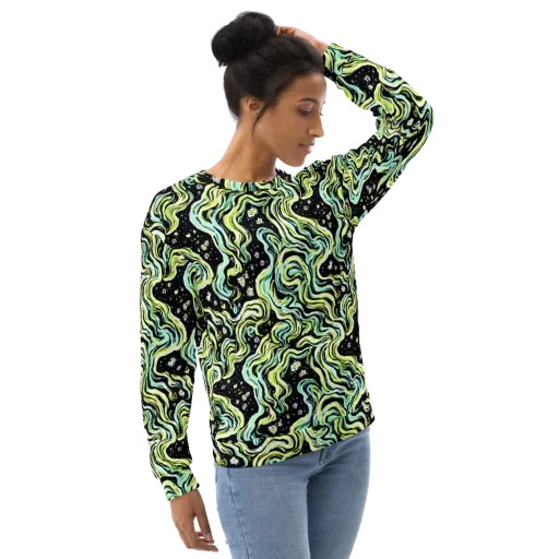Celestial Slither on a Sweatshirt