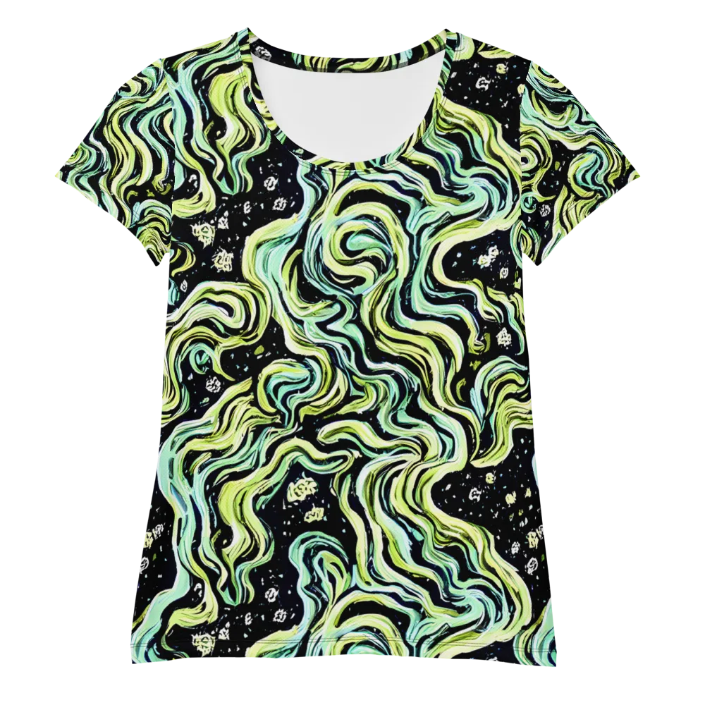 Celestial Slither on Women's Athletic T-Shirt — Front