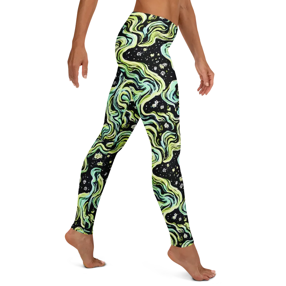 Celestial Slither on Leggings — Right