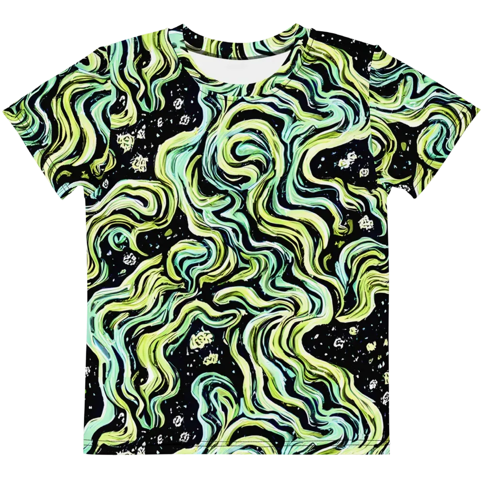 Celestial Slither on Kids Crew Neck T-Shirt — Front