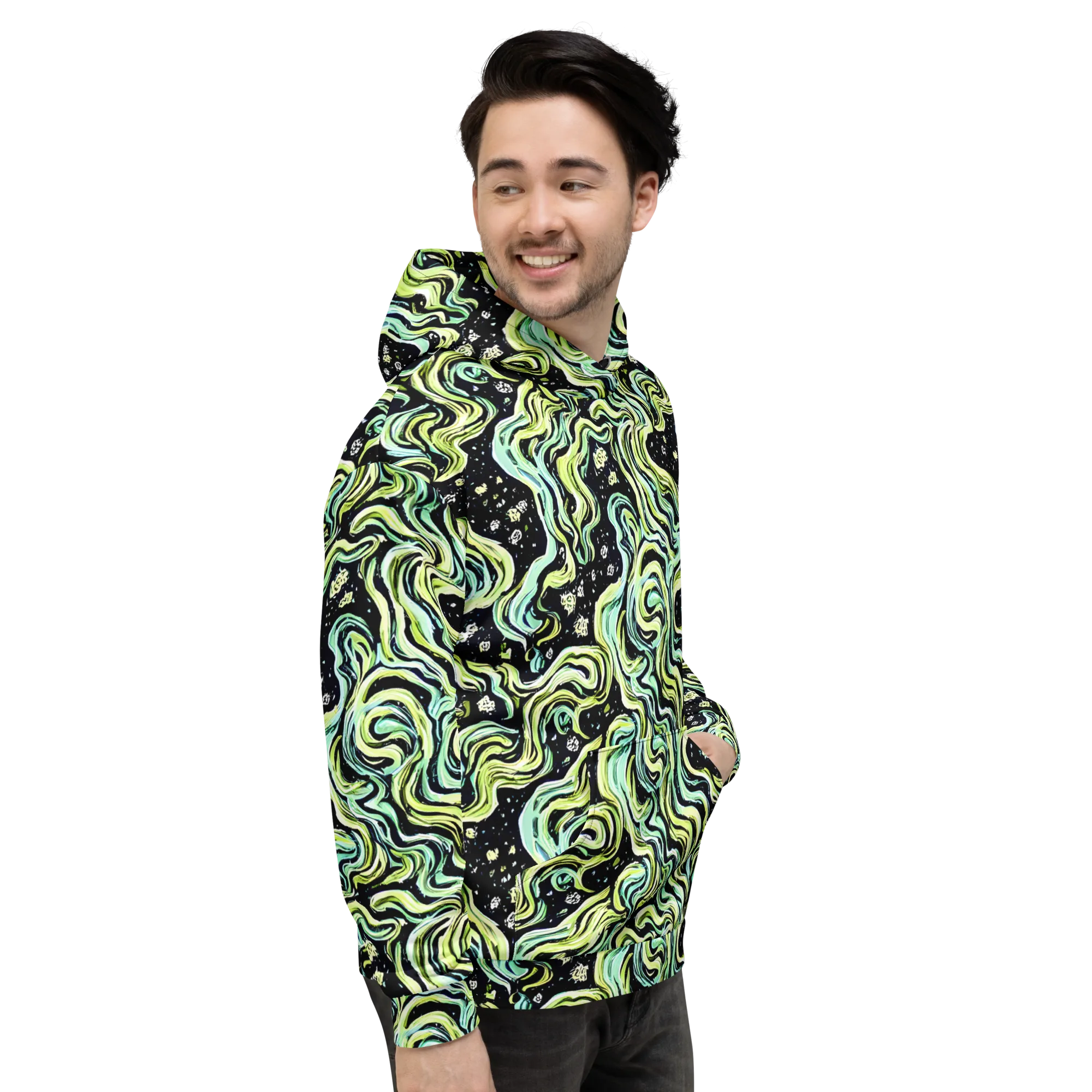 Celestial Slither on Hoodie — Right