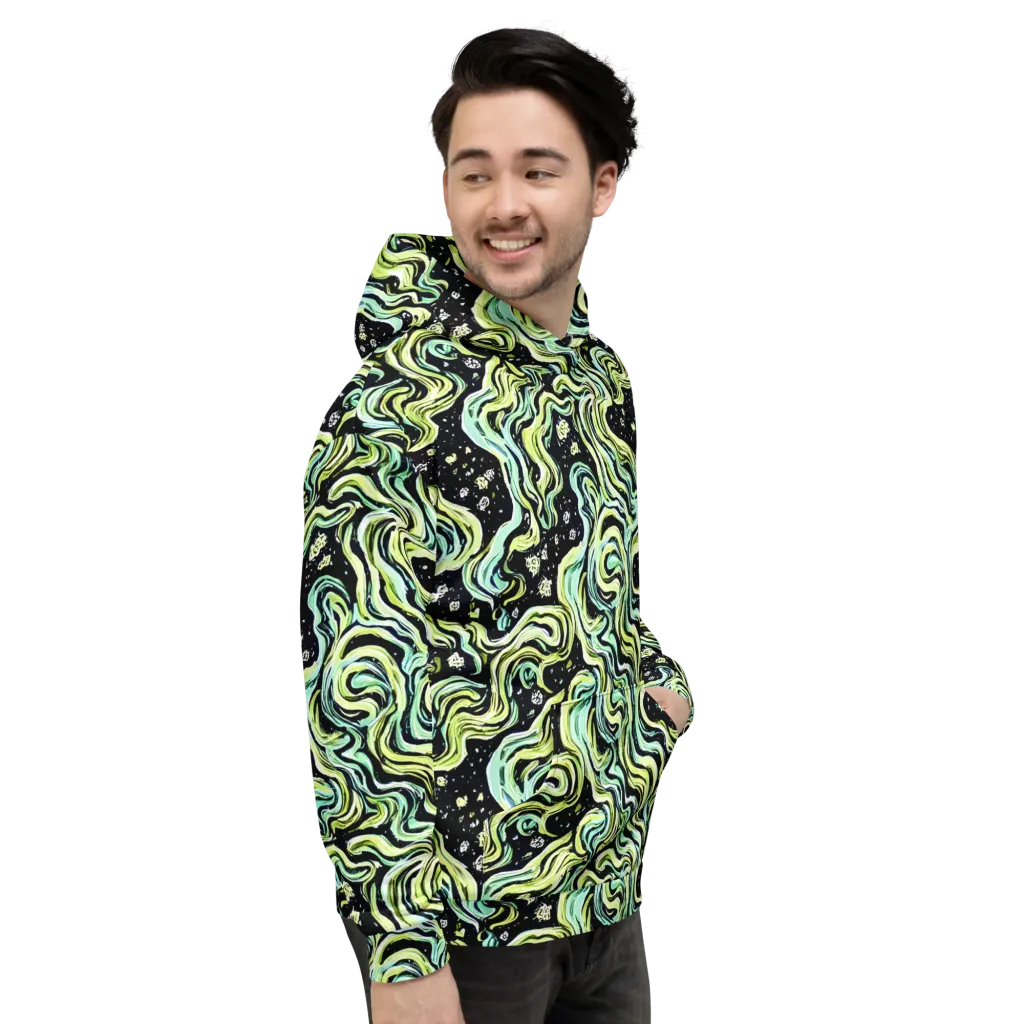 Celestial Slither on Hoodie — Right