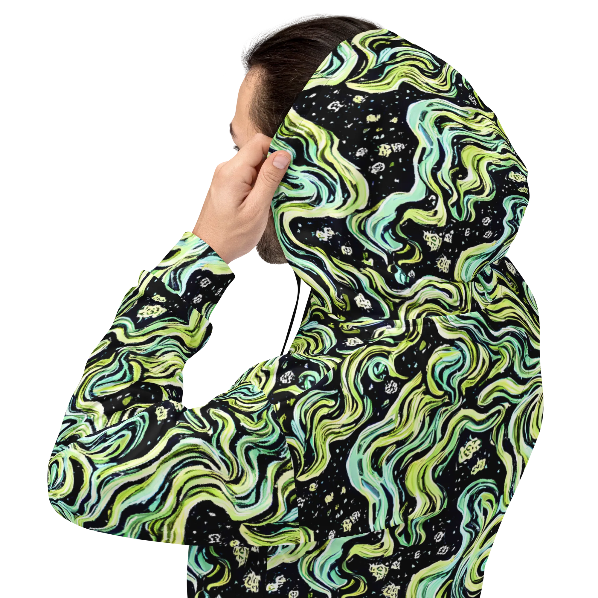 Celestial Slither on Hoodie — Back