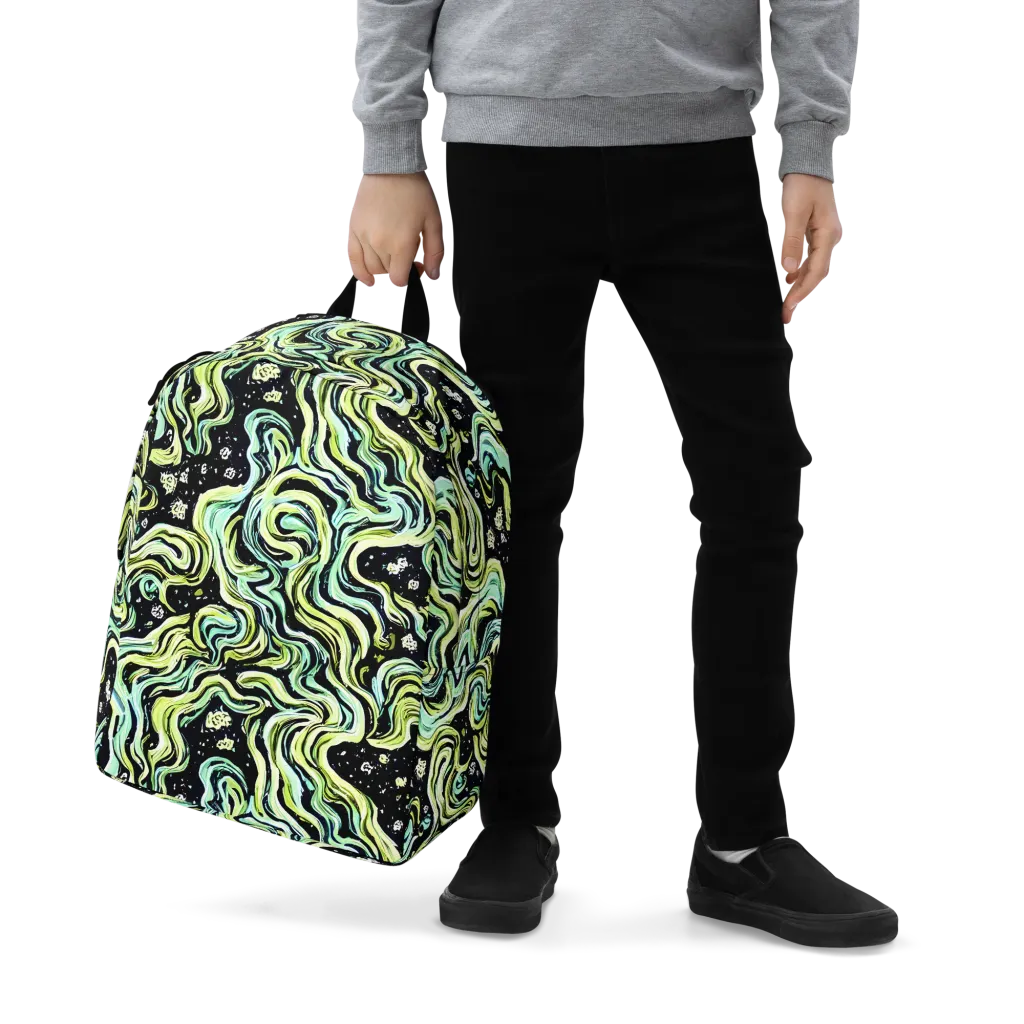 Celestial Slither on Minimalist Backpack — Zoomed-in