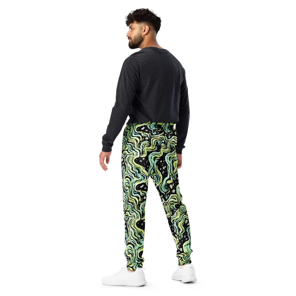 Celestial Slither on Men's Joggers — Back