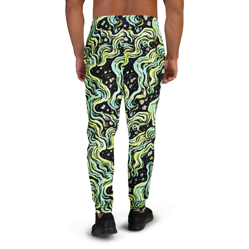 Celestial Slither on Men's Joggers — Back