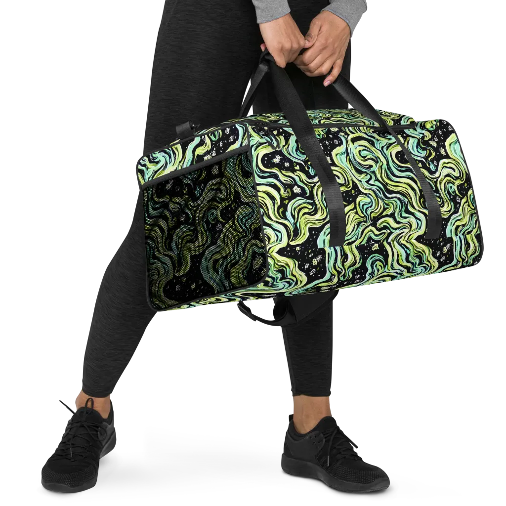Celestial Slither on Duffle Bag — Right Front