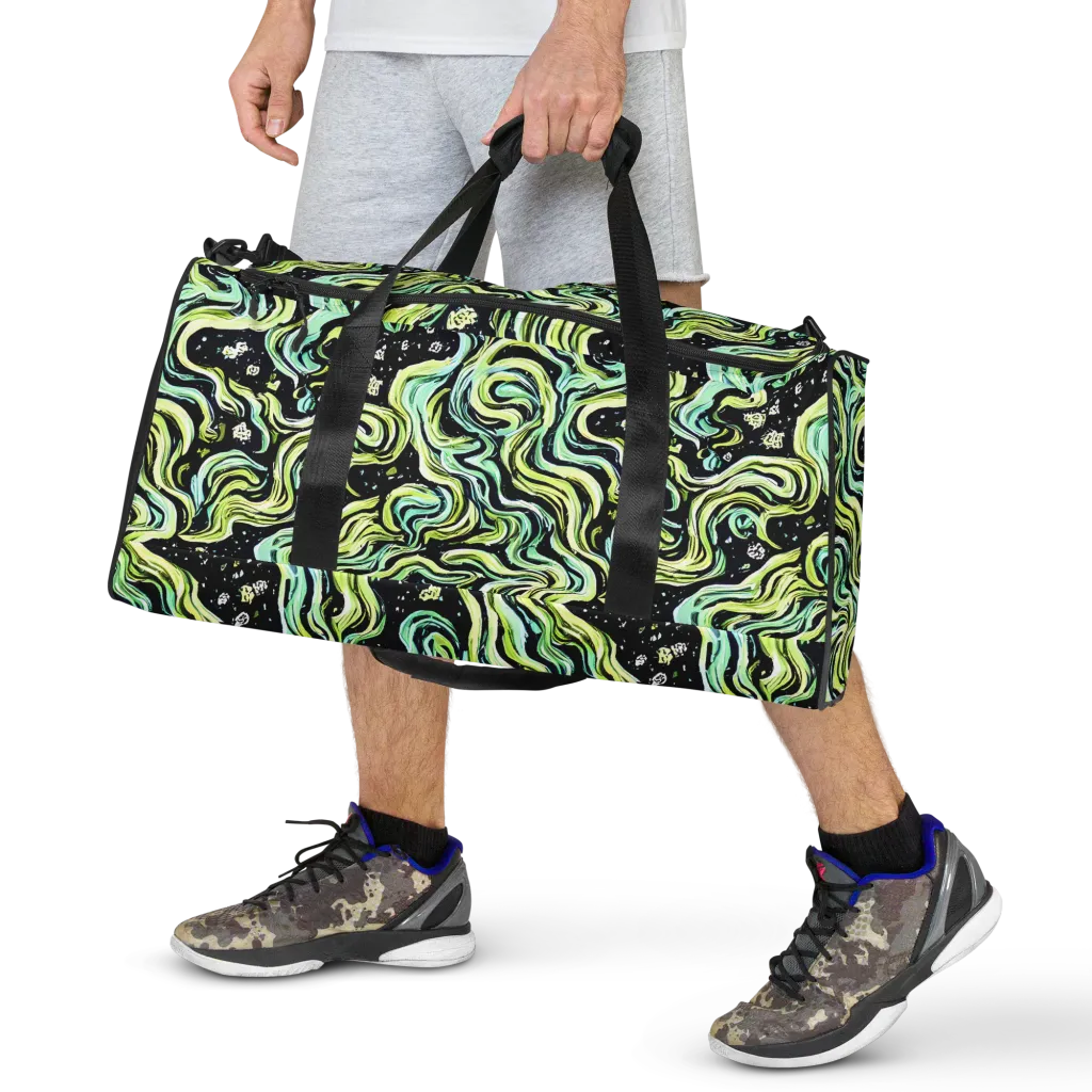 Celestial Slither on Duffle Bag — Front