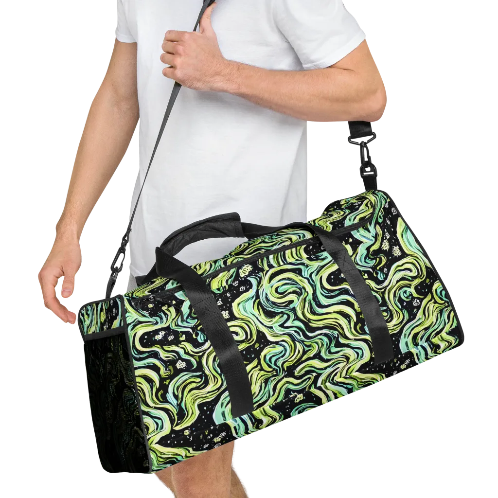 Celestial Slither on Duffle Bag — Right Front