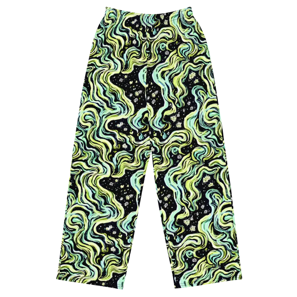 Celestial Slither on Wide-Leg Pants — Front