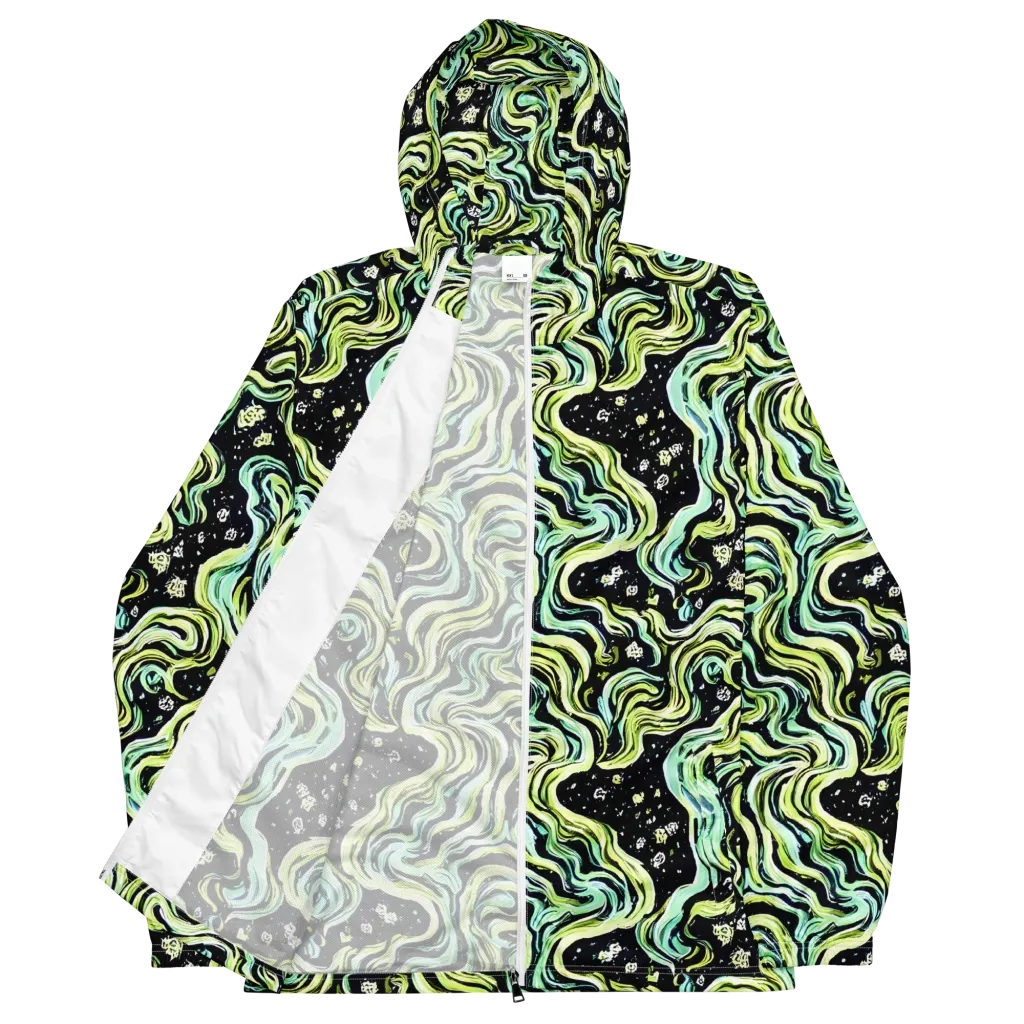 Celestial Slither on Men's Windbreaker — Front
