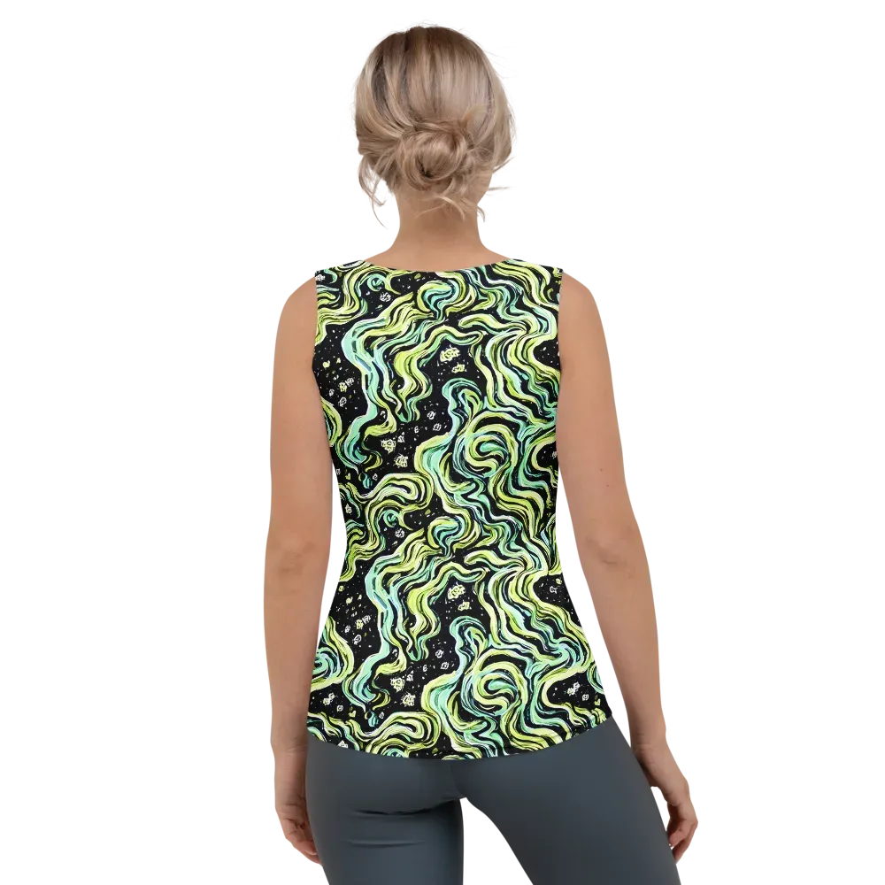 Celestial Slither on Women's Tank Top — Back