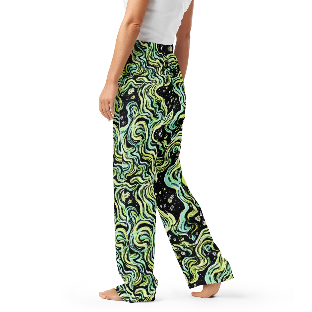 Celestial Slither on Women's Pajama Pants — Left