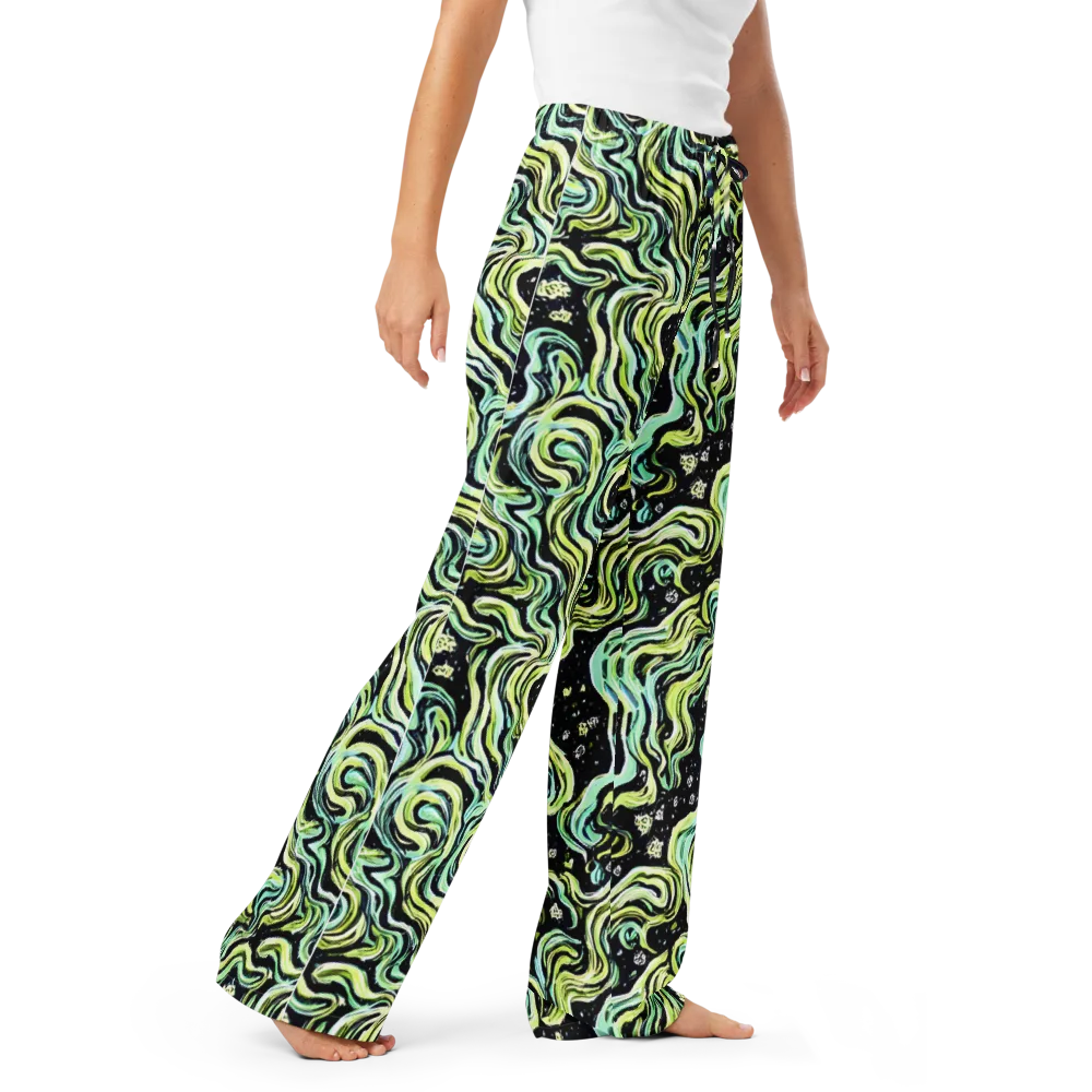 Celestial Slither on Women's Pajama Pants — Right Front