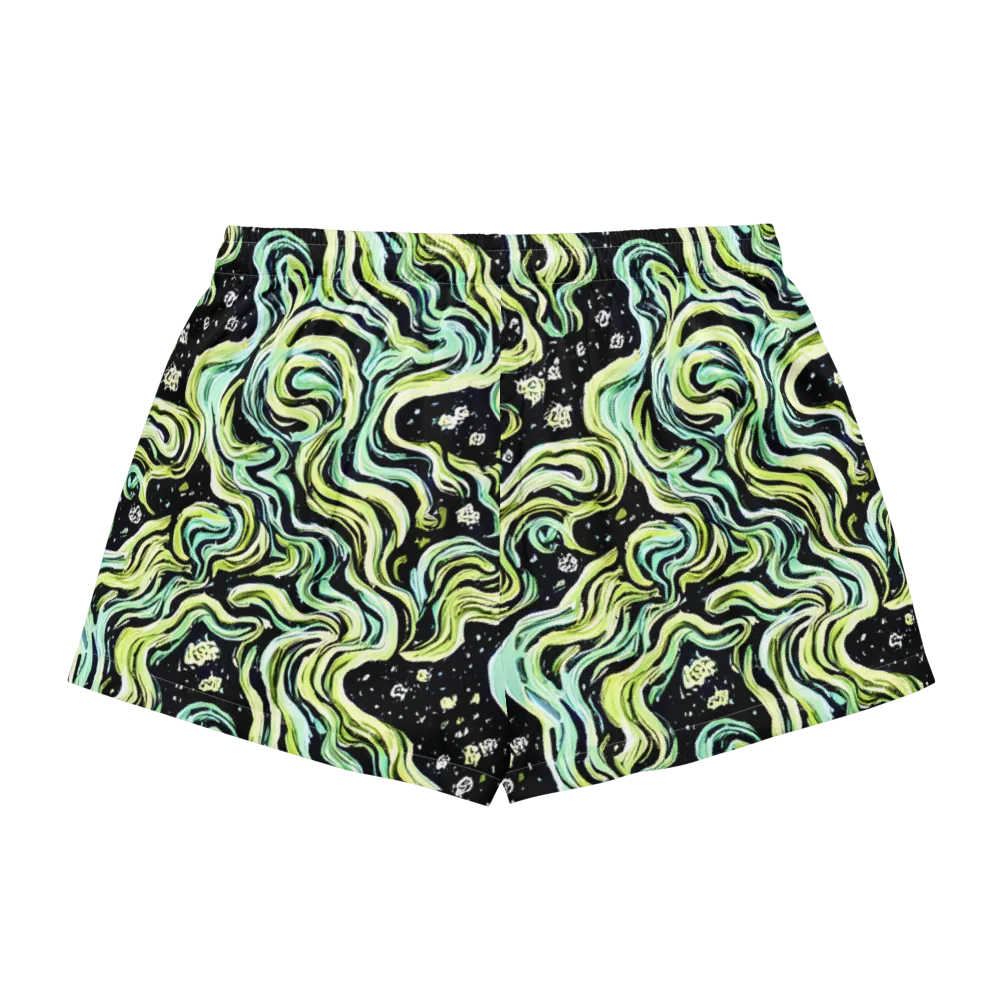Celestial Slither on Women's Pajama Shorts — Back