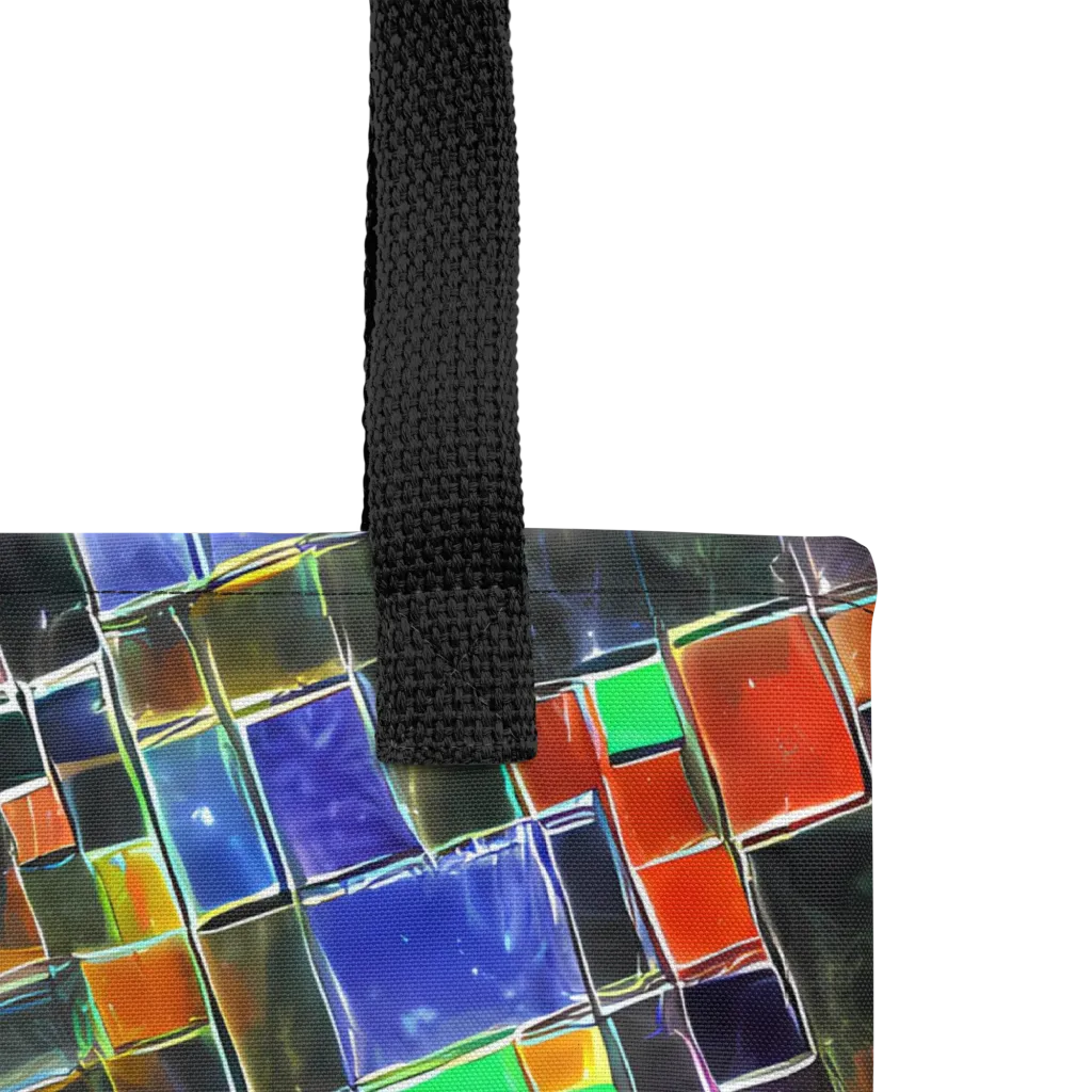 Neon Tesserae on Tote Bag — Product details