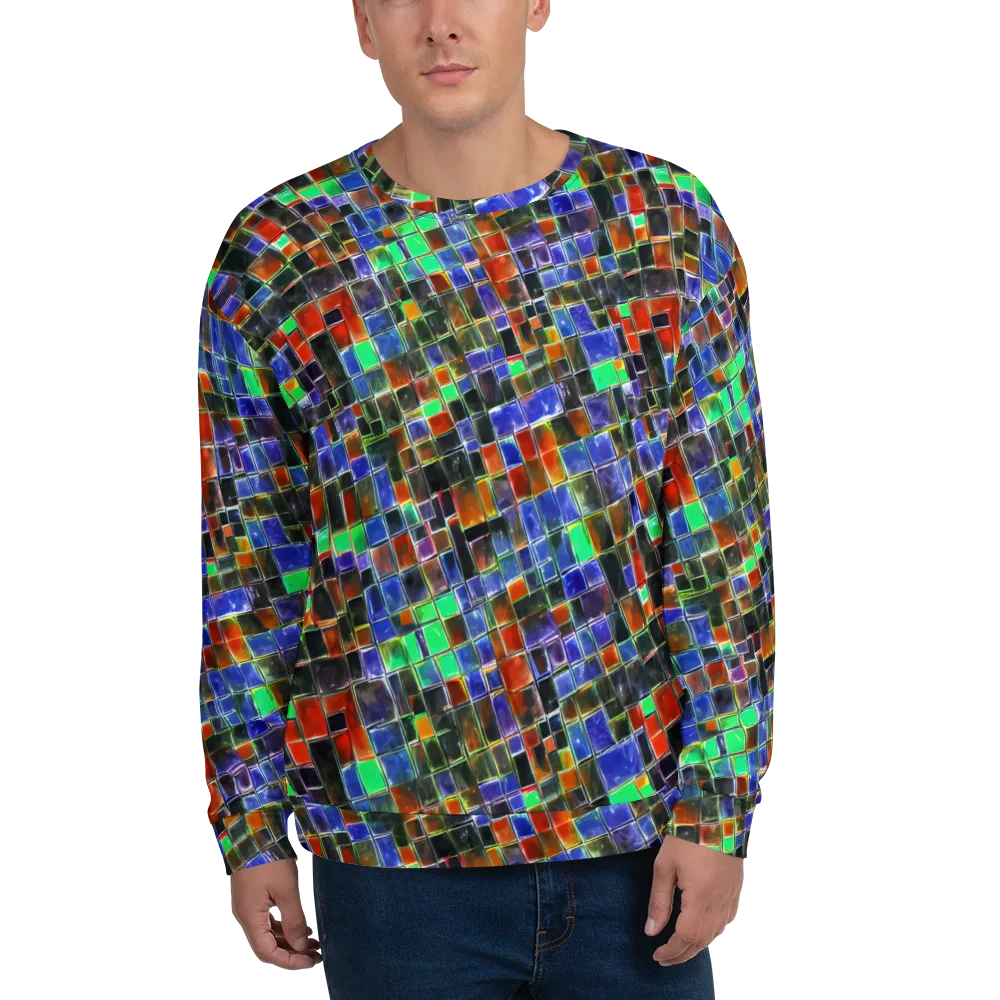 Neon Tesserae on Sweatshirt — Front