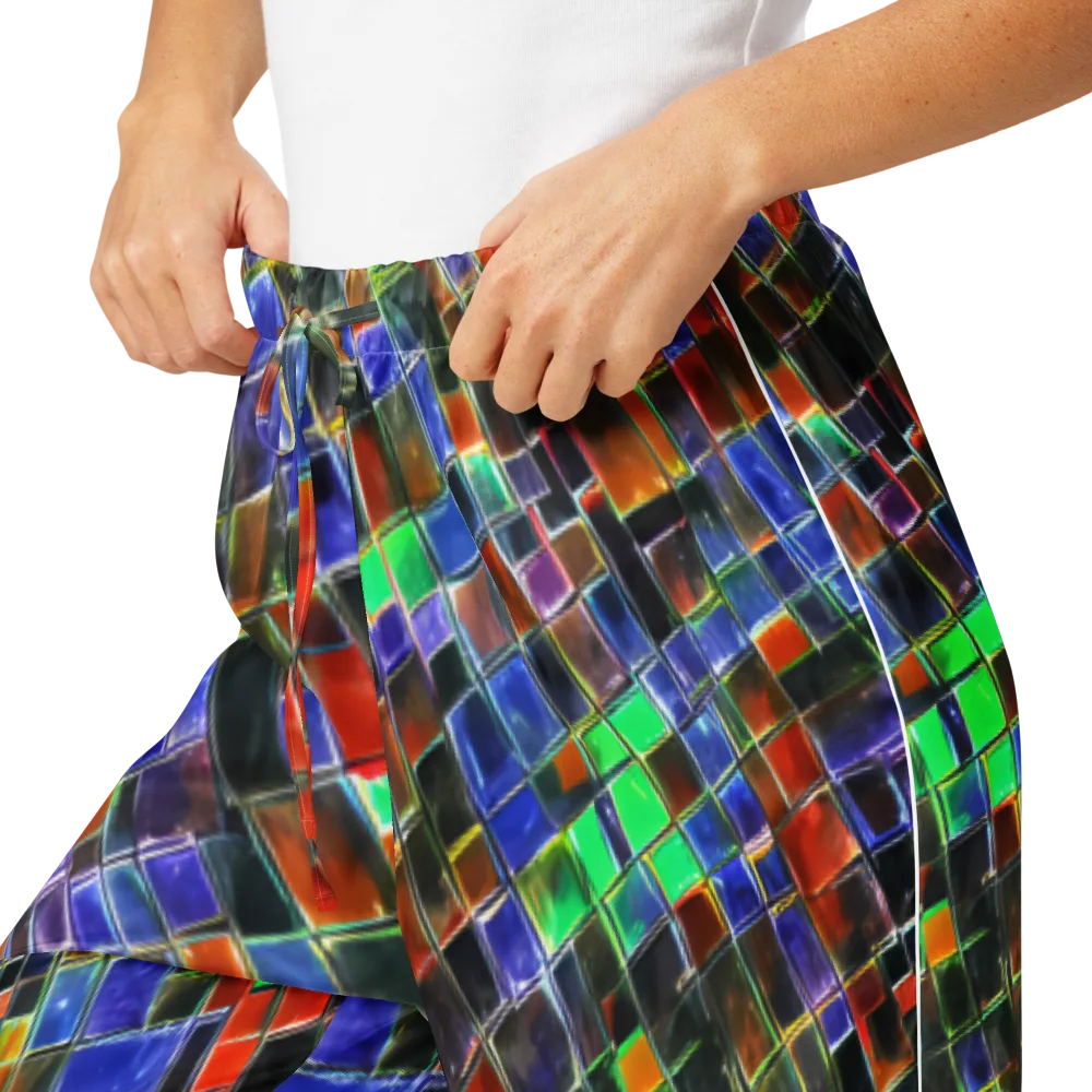 Neon Tesserae on Women's Pajama Pants — Product details