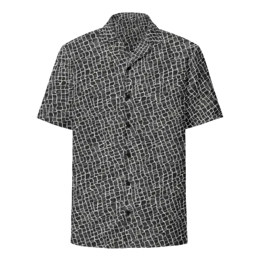 Ivory Grid on a Button Shirt