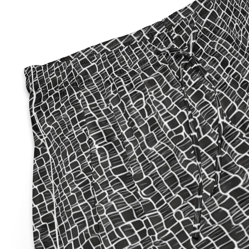 Ivory Grid on Women's Pajama Shorts — Product details