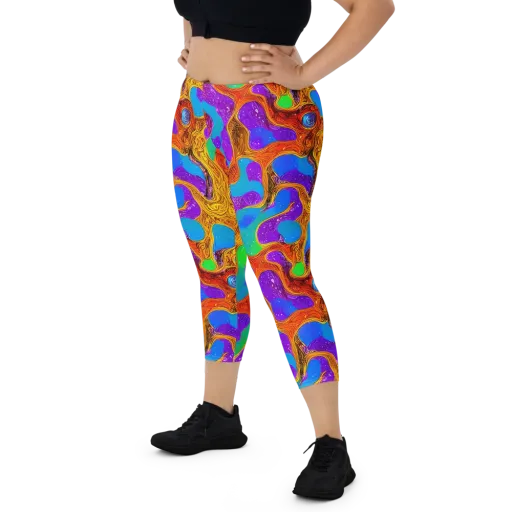 Prismwild on a Capri Leggings
