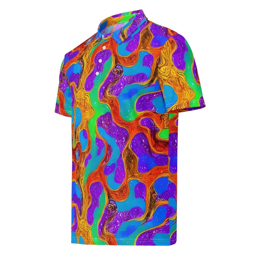 Prismwild on Men's Slim Fit Polo Shirt — Left Front