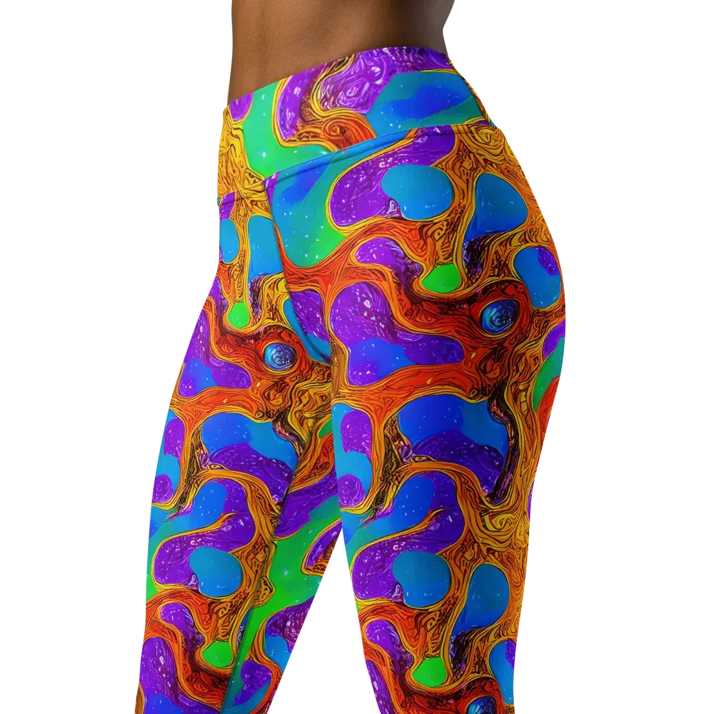 Prismwild on Yoga Leggings — Left Front