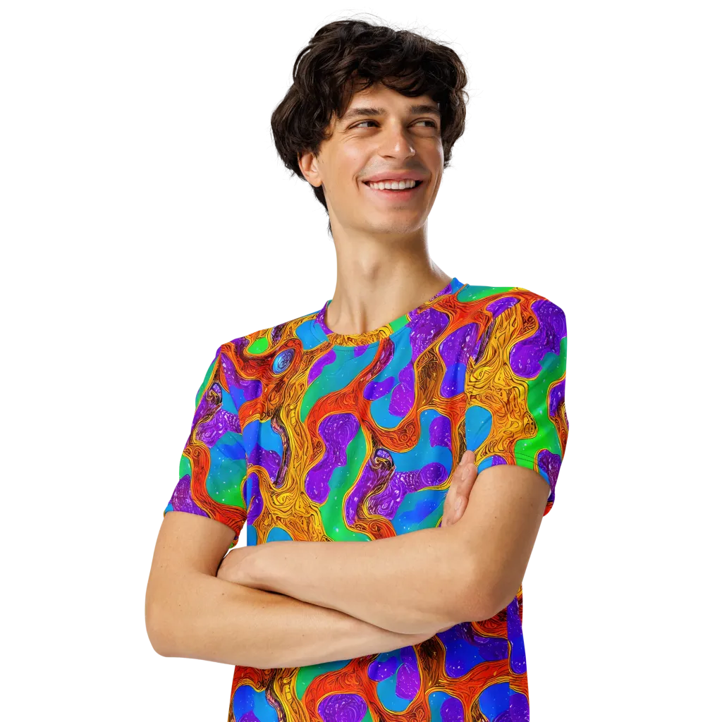Prismwild on Men's Crew Neck T-Shirt — Left Front