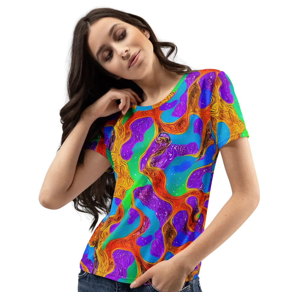 Prismwild on Women's Crew Neck T-Shirt — Left Front