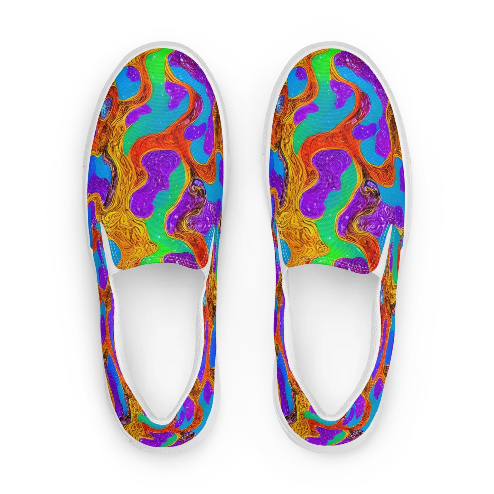 Prismwild on Men's Slip-On Canvas Shoes — Front
