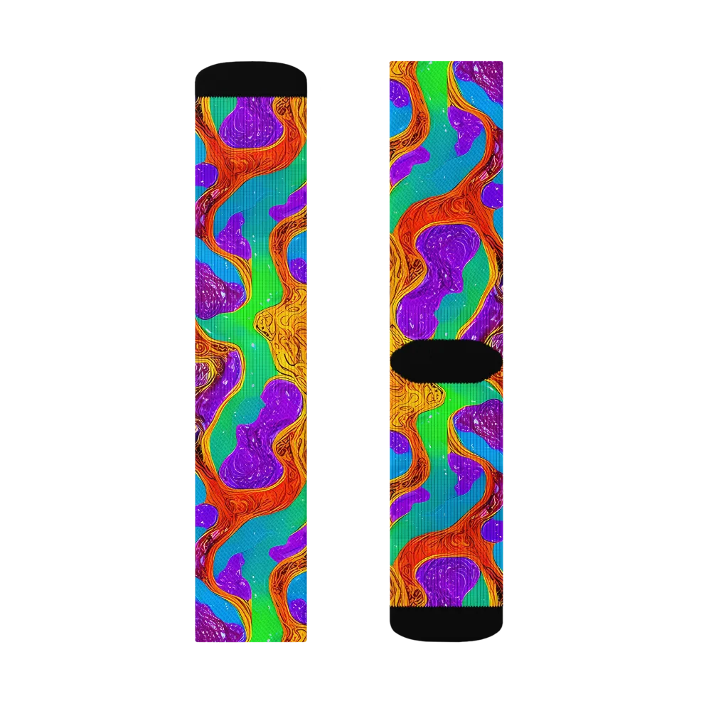 Prismwild on Socks — Right Sock
