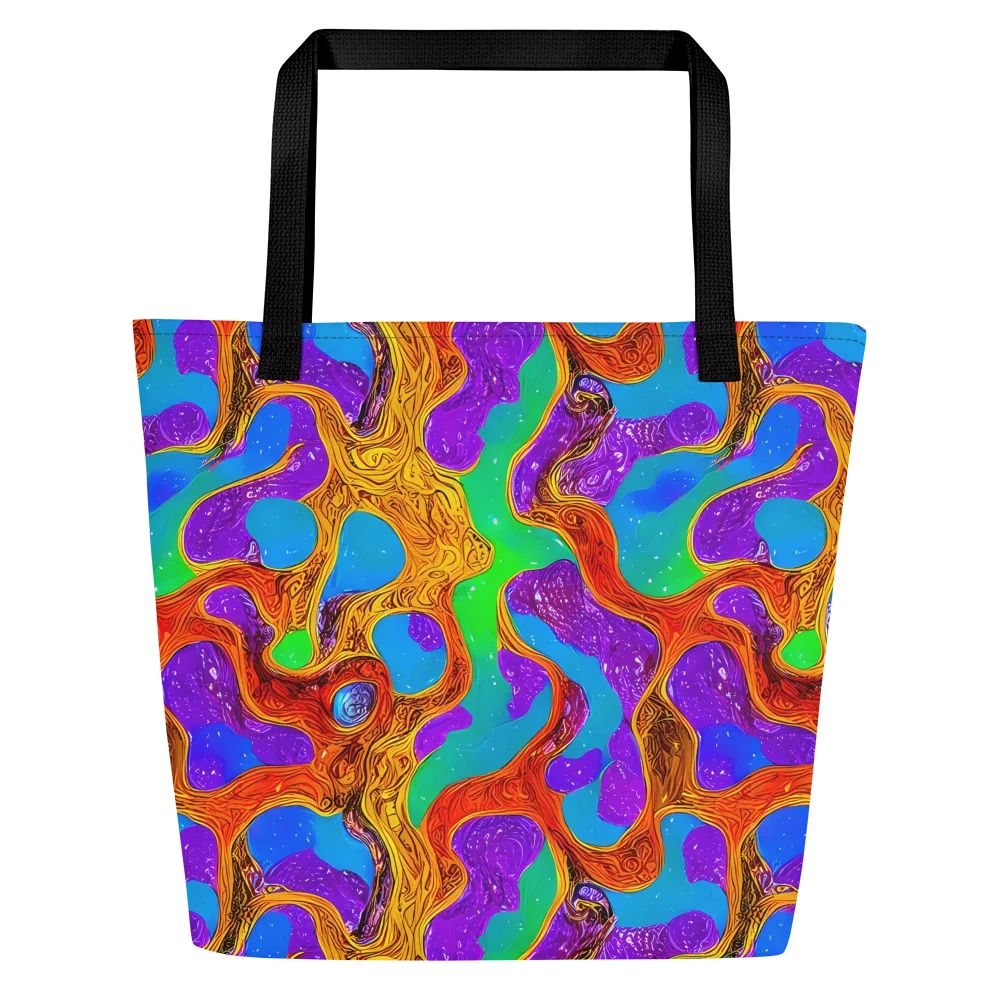 Prismwild on Large Tote Bag W/ Pocket — Front