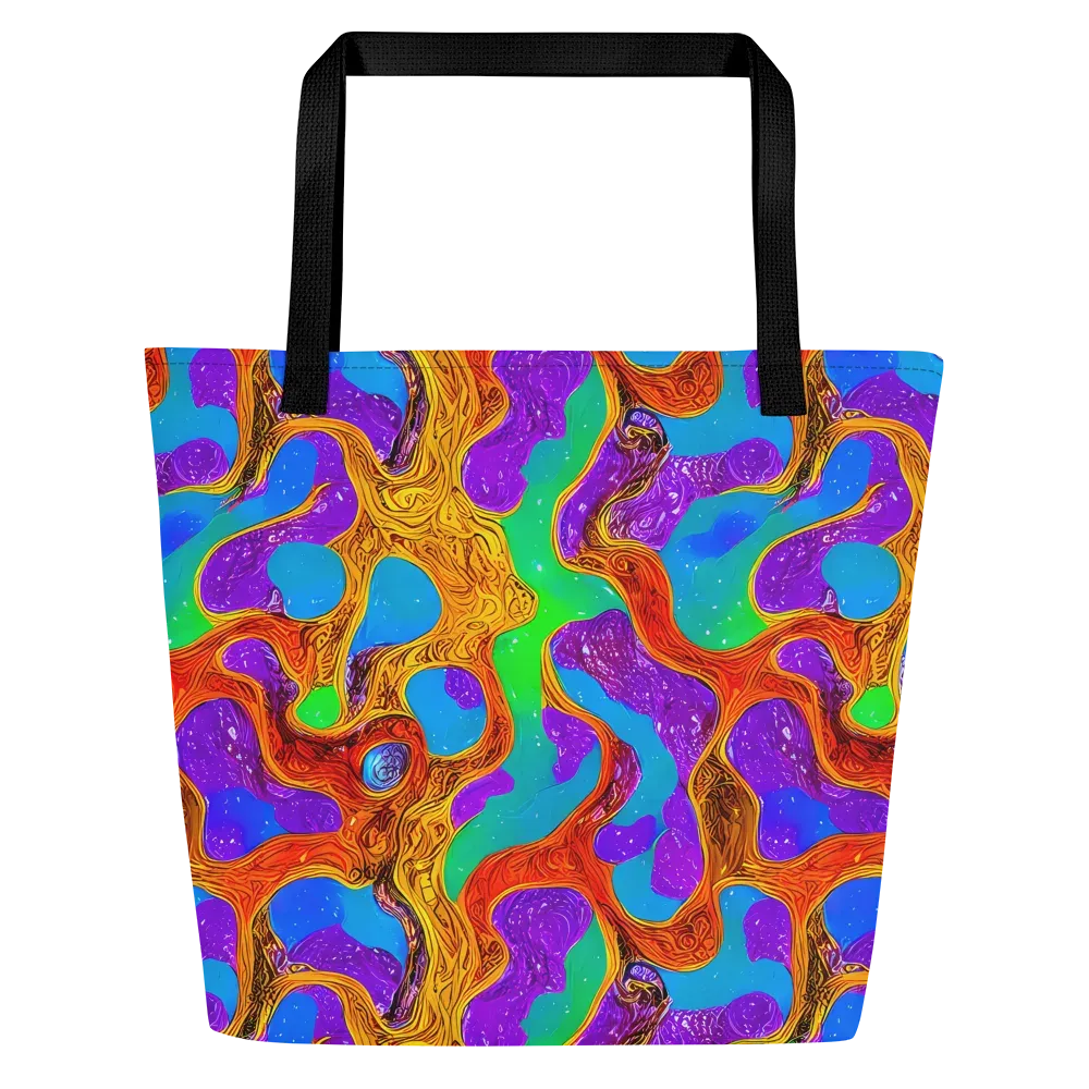 Prismwild on Large Tote Bag W/ Pocket — Front