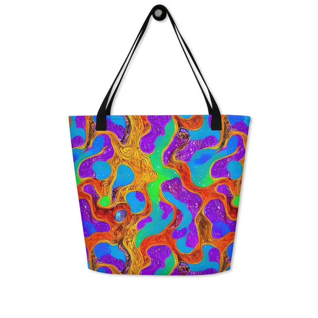 Prismwild on Large Tote Bag W/ Pocket — Front