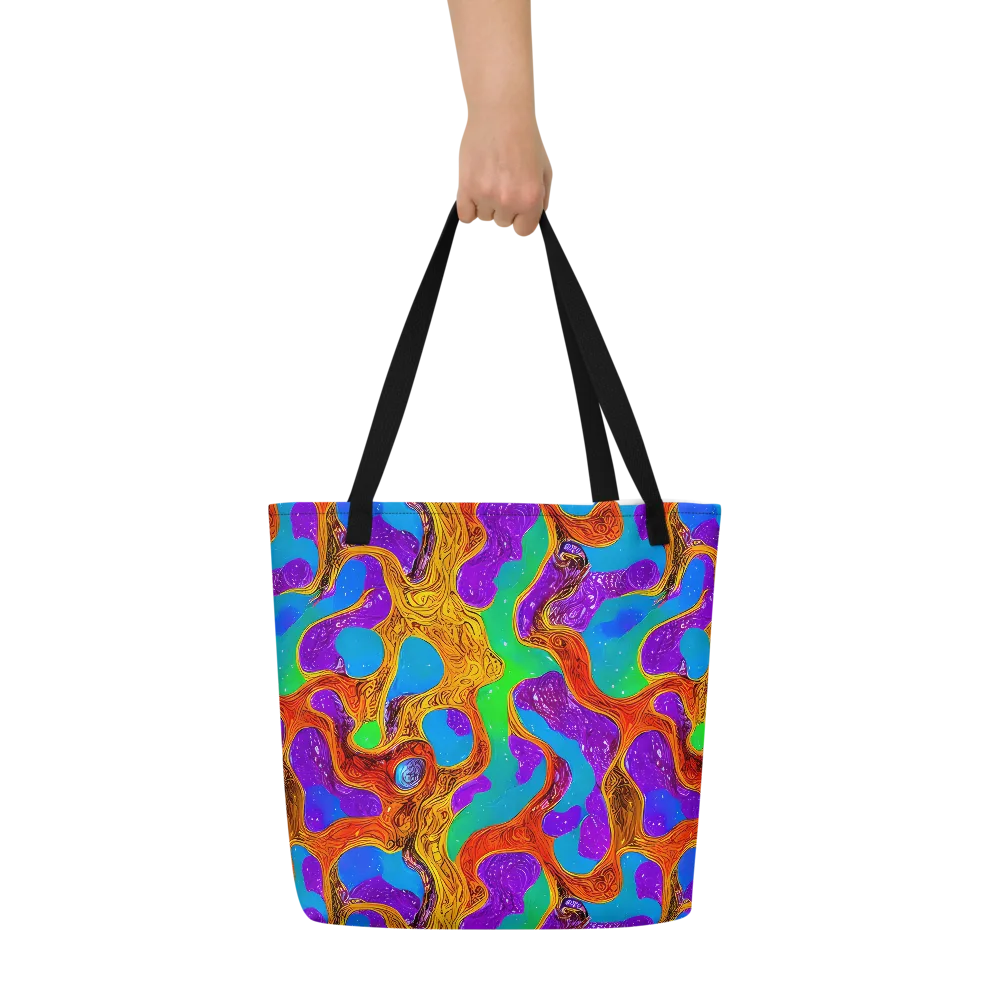 Prismwild on Large Tote Bag W/ Pocket — Front