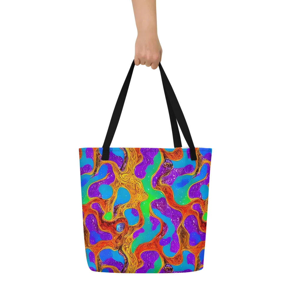 Prismwild on Large Tote Bag W/ Pocket — Front
