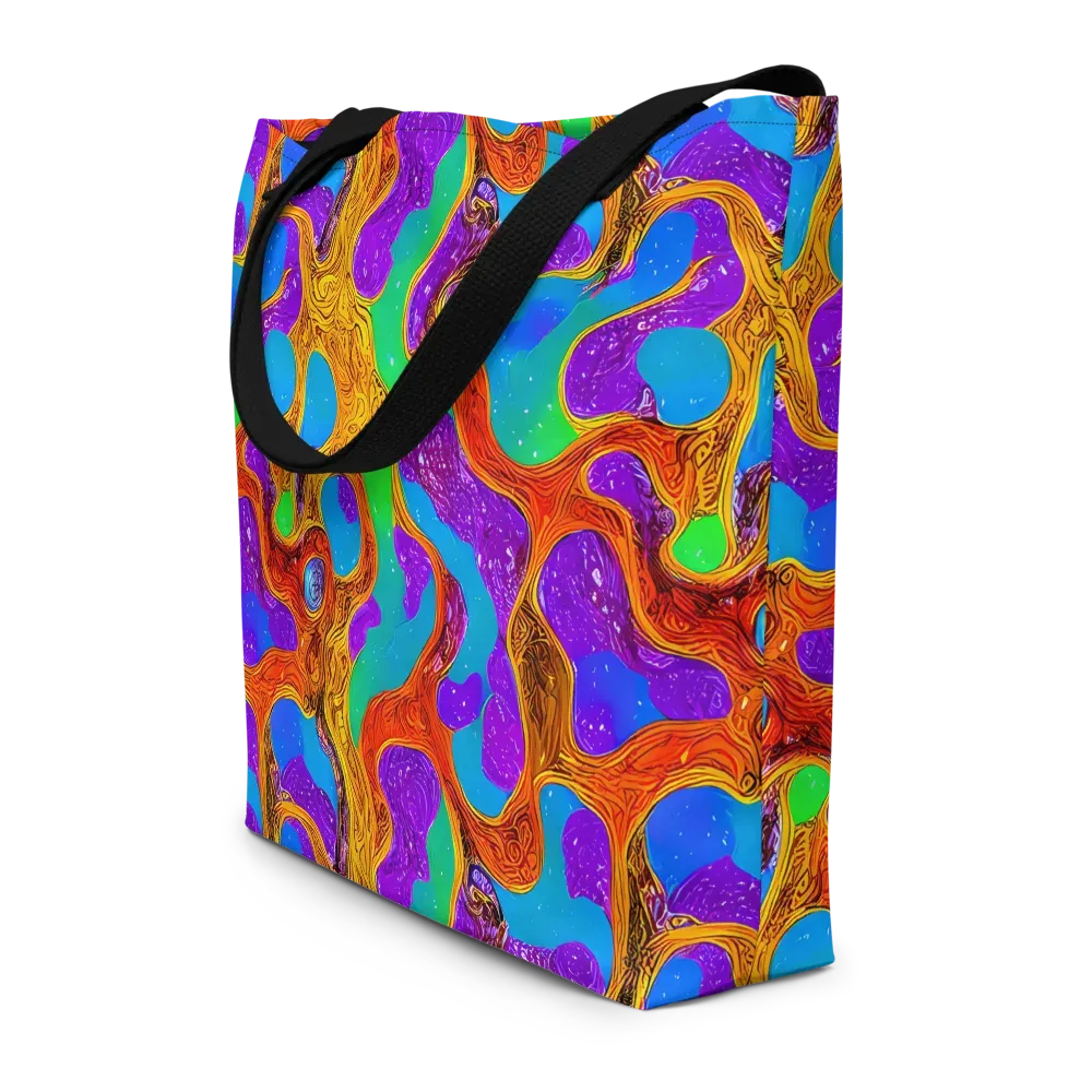 Prismwild on Large Tote Bag W/ Pocket — Front