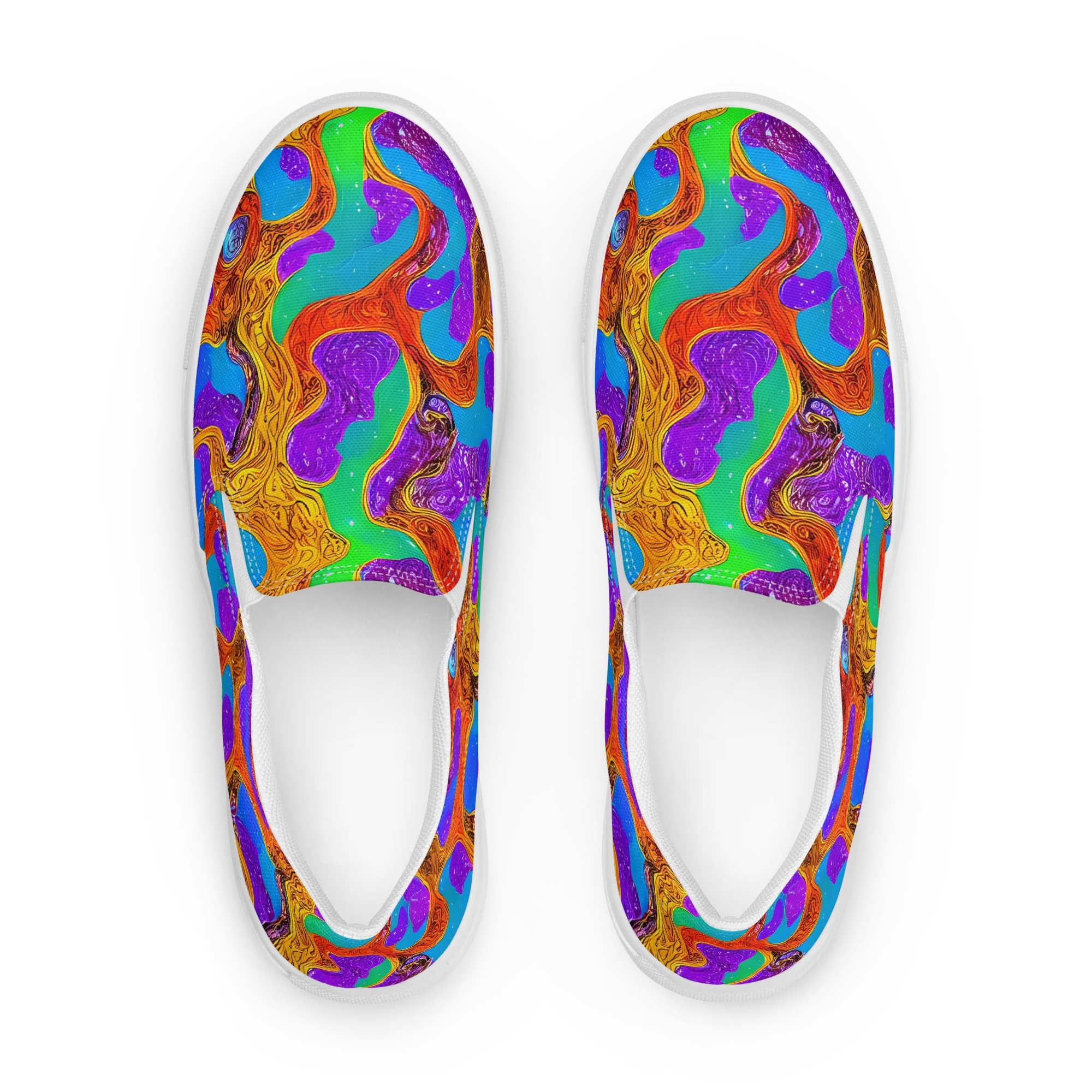 Prismwild on Women's Slip-On Canvas Shoes — Front