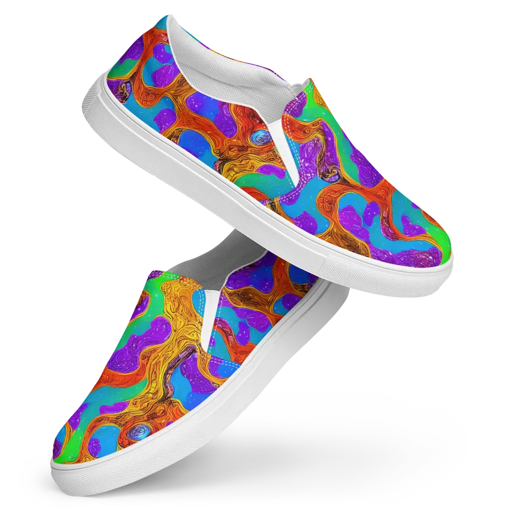 Prismwild on Women's Slip-On Canvas Shoes — Front