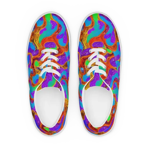 Prismwild on a Men's Lace-Up Canvas Shoes