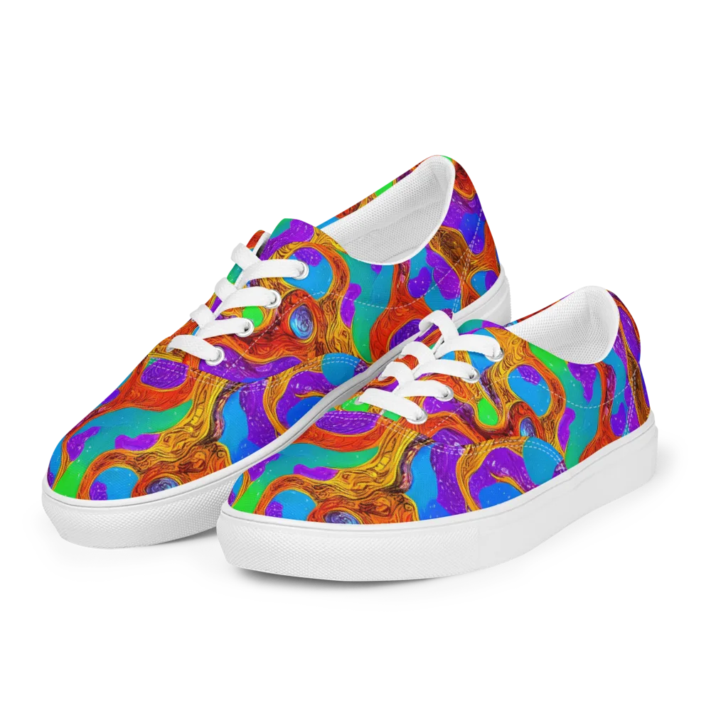 Prismwild on Men's Lace-Up Canvas Shoes — Left Front