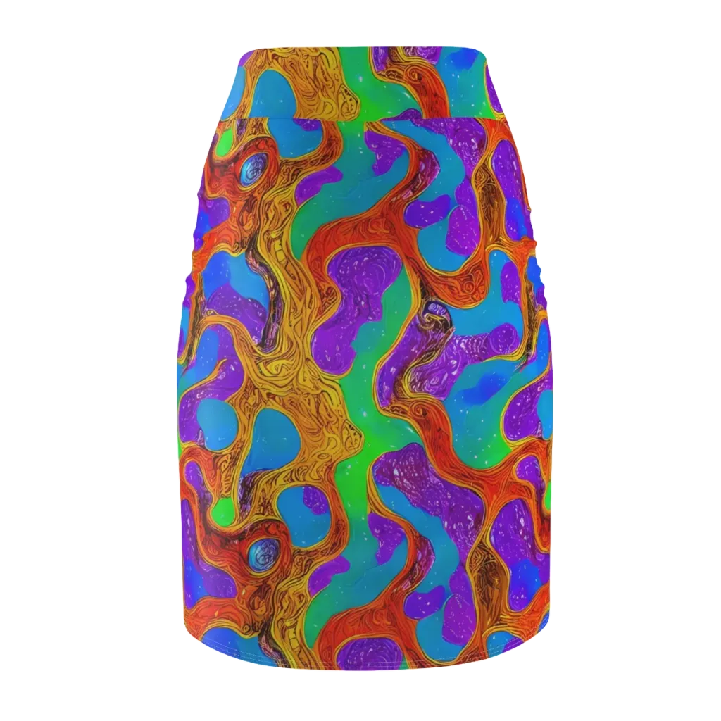 Prismwild on Pencil Skirt — Back