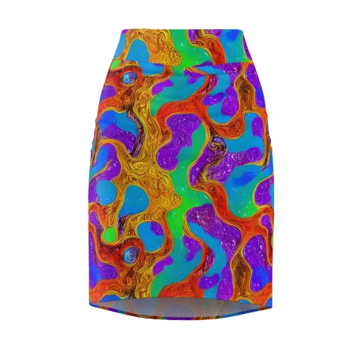 Prismwild on a Pencil Skirt