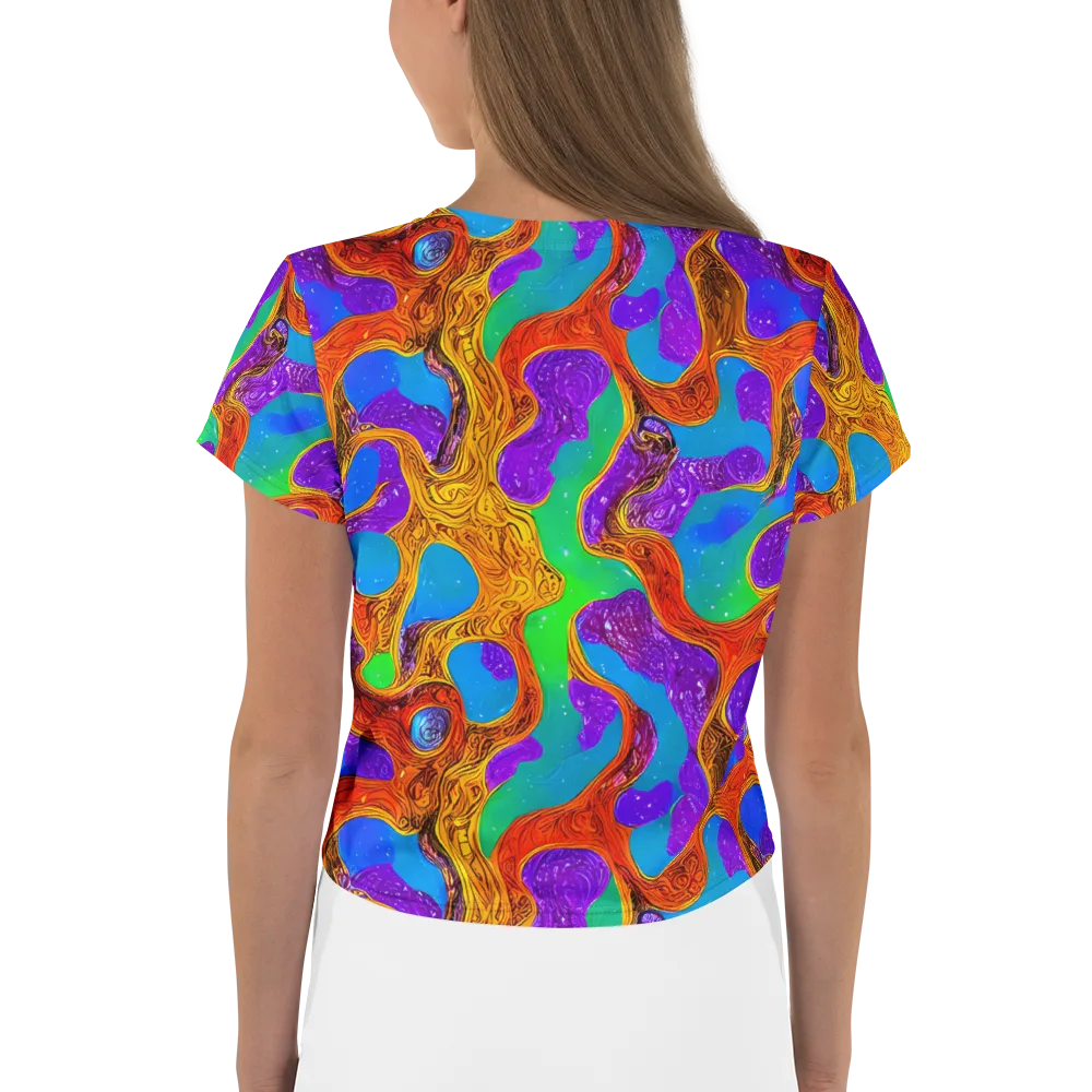 Prismwild on Crop Tee — Back