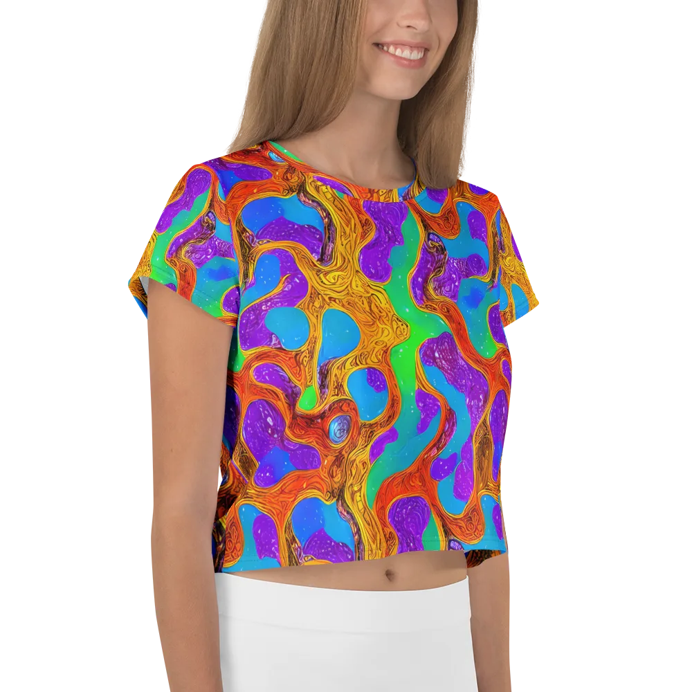 Prismwild on Crop Tee — Right