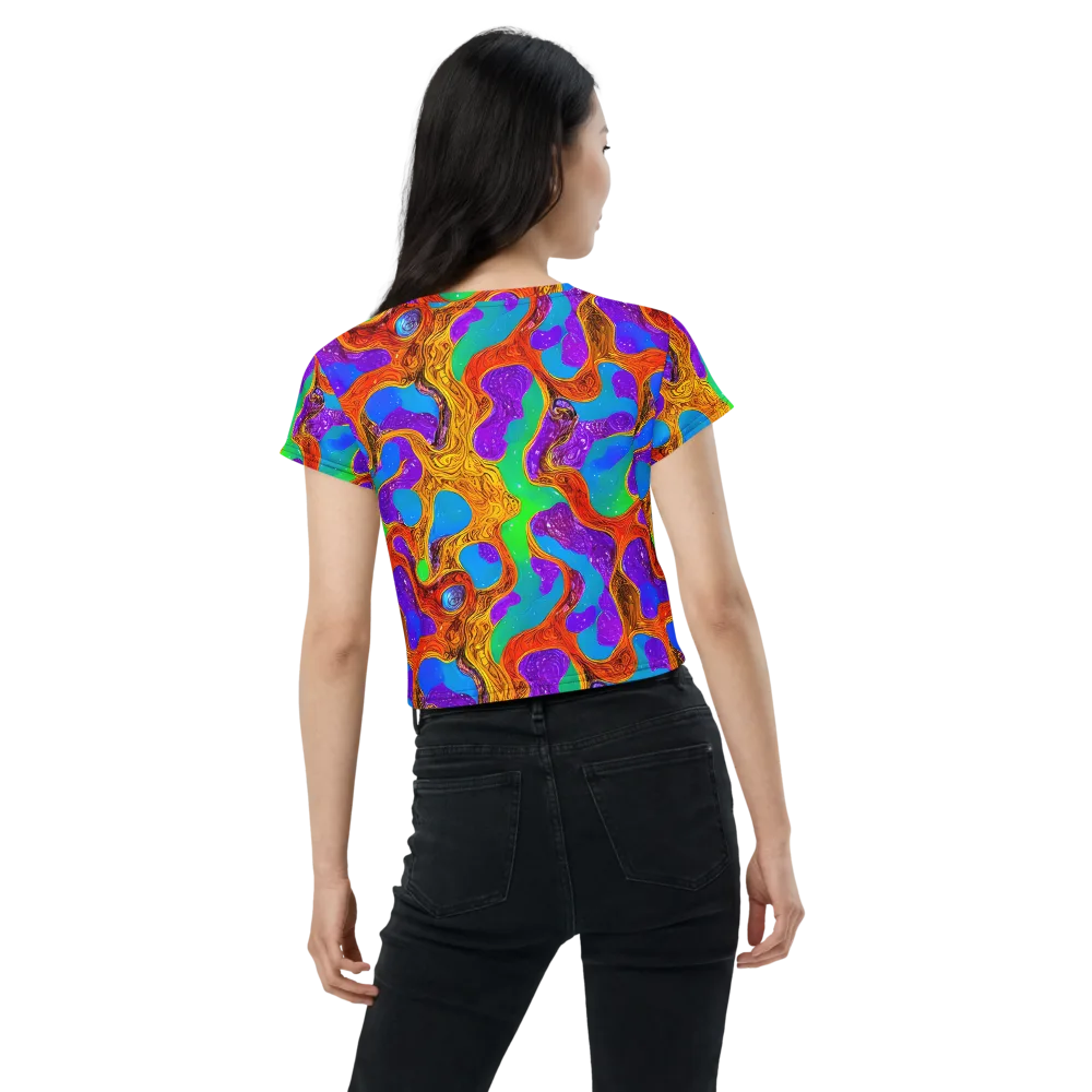 Prismwild on Crop Tee — Back