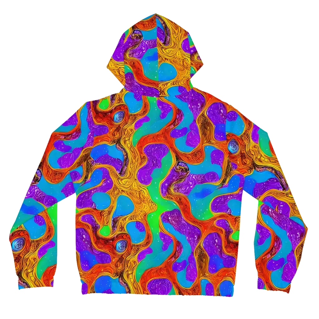 Prismwild on Women's Full-Zip Hoodie — Back